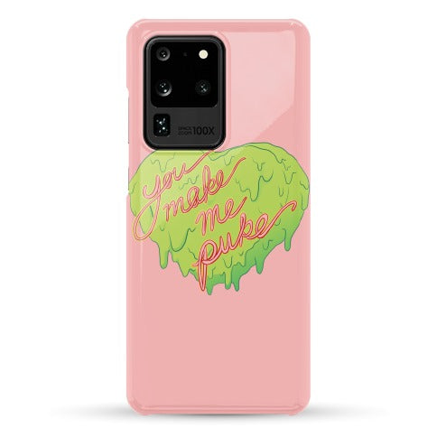 You Make Me Puke - Conversation Hearts Phone Case