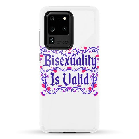 Bisexuality Is Valid Phone Case