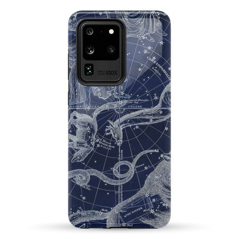 Blue and White Constellations Phone Case