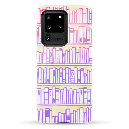 Bookshelf Pattern Phone Case