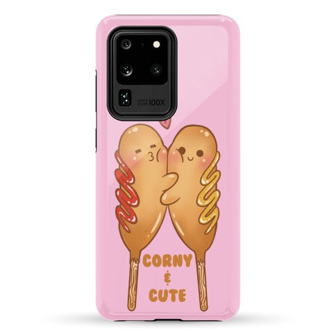 Corny and Cute (pink) Phone Case