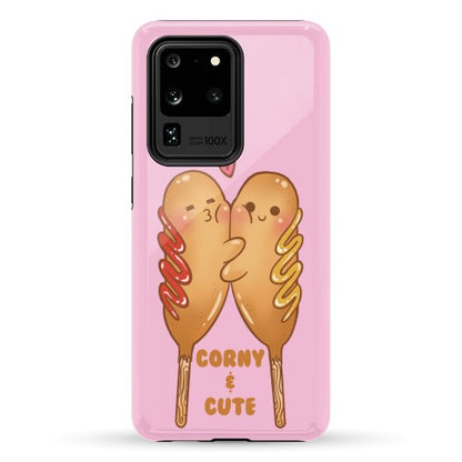 Corny and Cute (pink) Phone Case