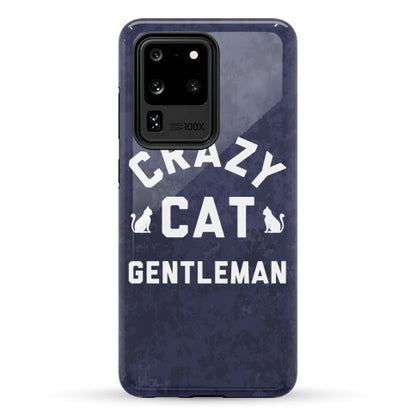 Crazy Cat Gentleman Phone Case
