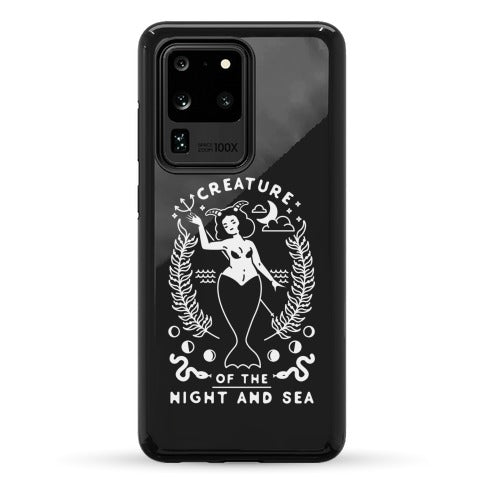 Creature of the Night and Sea Phone Case