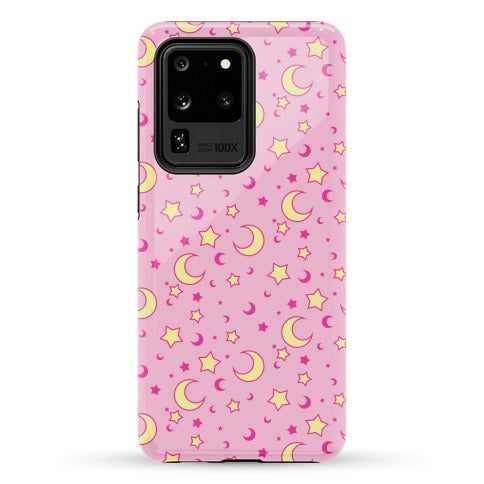 Dreamy Pastel Moon And Stars Phone Case