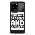 Dungeons, Dragons and Depression  Phone Case