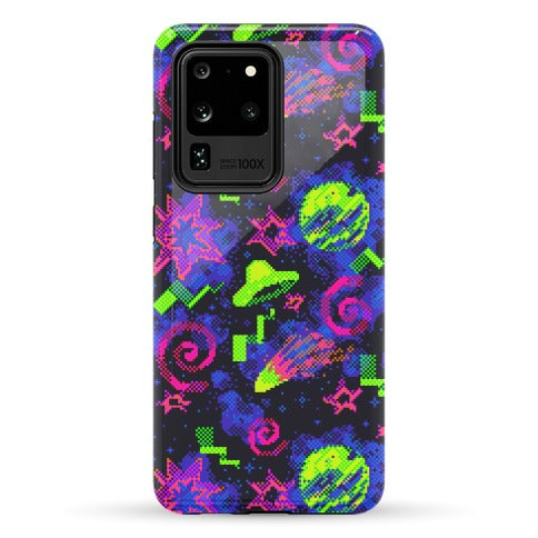 Faux Retro Arcade Carpet Pattern Phone Case