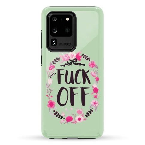 Floral Fuck Off Phone Case