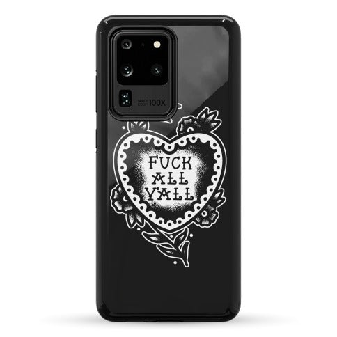 Fuck All Y'all Old School Tattoo Phone Case