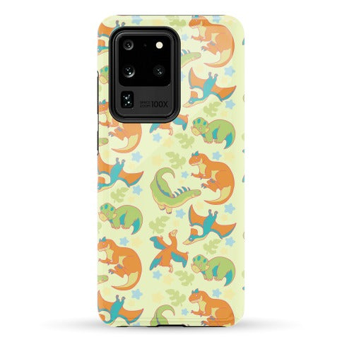 Funky Dinosaur Friends Pattern Phone Case
