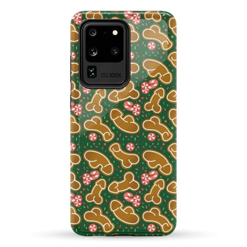 Gingerbread and Candy Cane Penises  Phone Case