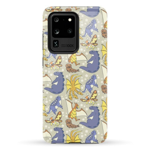 Godzilla and Friends Pattern Phone Case