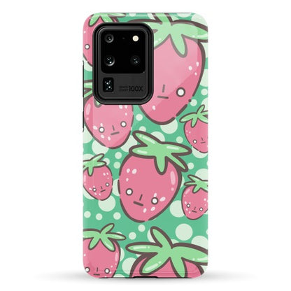 Indifferent Strawberries Phone Case