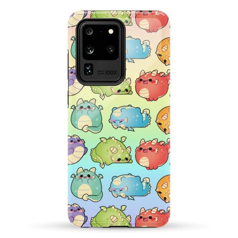 Kawaii Dragons Pattern Phone Case