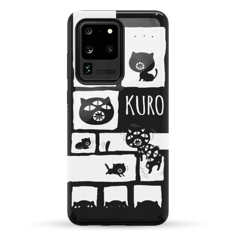 Kuro Cat Pattern Phone Case