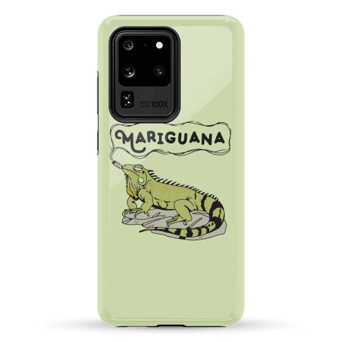 Mariguana Marijuana Iguana Phone Case