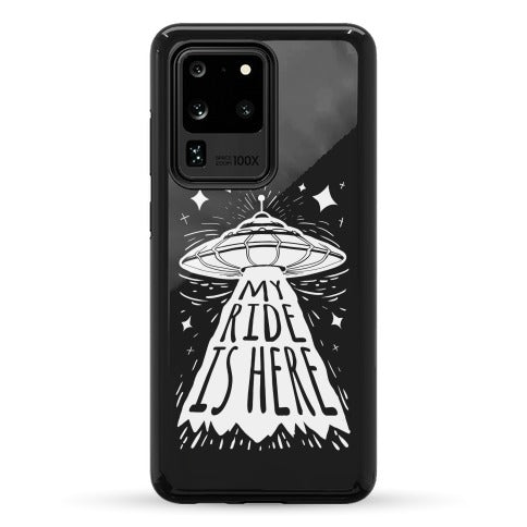 My ride Is Here Phone Case