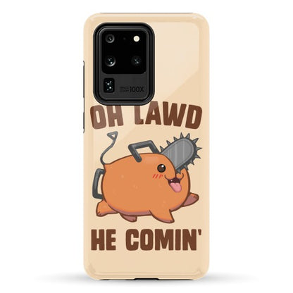 Oh Lawd He Comin' Pochita Phone Case