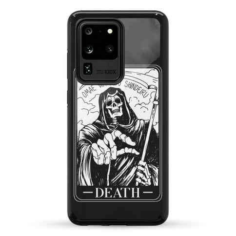 Omae Wa Mou Shindeiru Death Tarot Card Phone Case