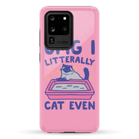 Omg I Litterally Cat Even  Phone Case