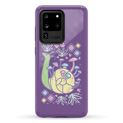 Pastel Mushroom Snail Phone Case