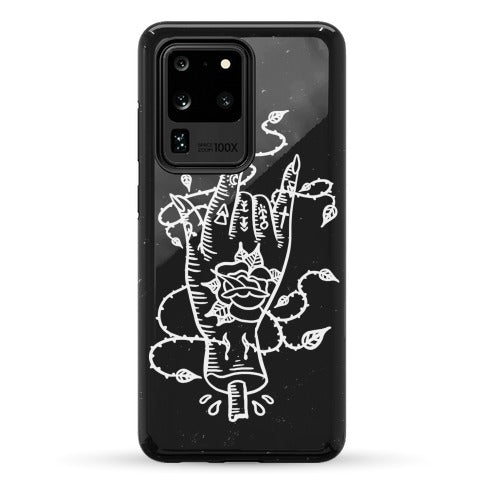 Rock On (Traditional Tattoo) Phone Case