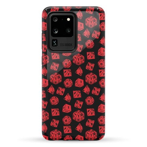 RPG Dice Pattern Phone Case
