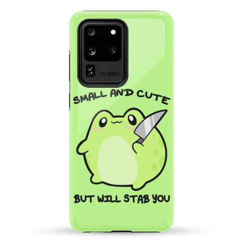 Small And Cute But Will Stab You Froggie Phone Case