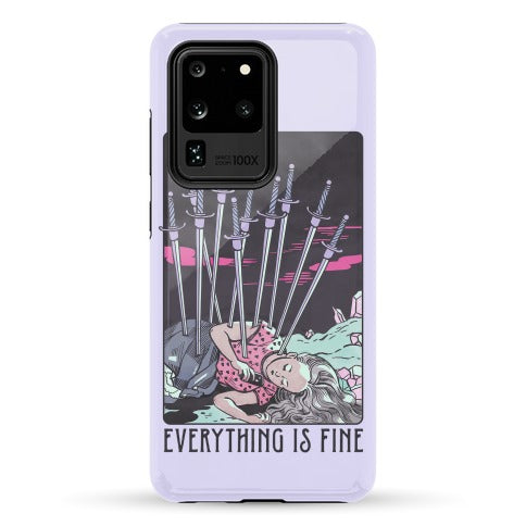 Ten Of Swords (Everything Is Fine) Phone Case