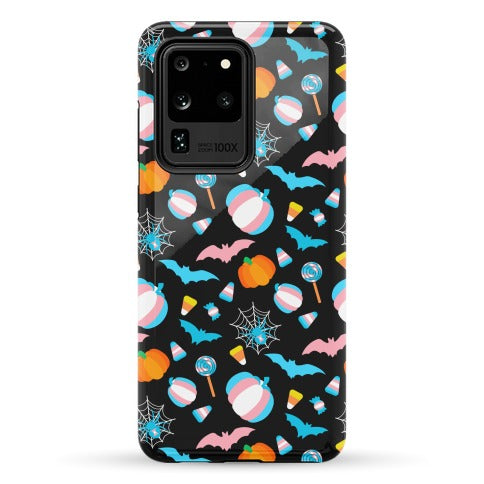 Transgender Pride Halloween Pattern Phone Case