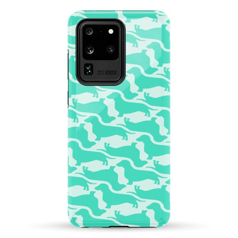 Wiener Dog Pattern Phone Case