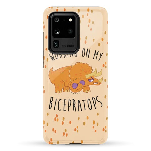 Working on My Bicepratops Phone Case