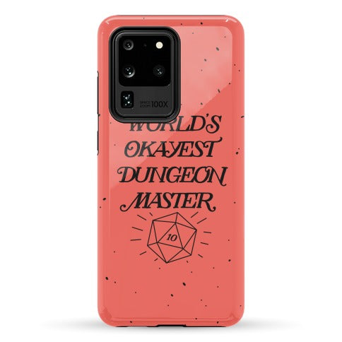 World's Okayest Dungeon Master Phone Case