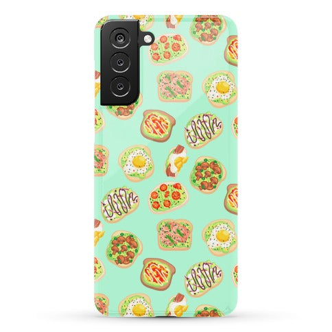 Avocado Toast Pattern Phone Case