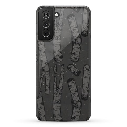 Birch Trees and Runes Phone Case