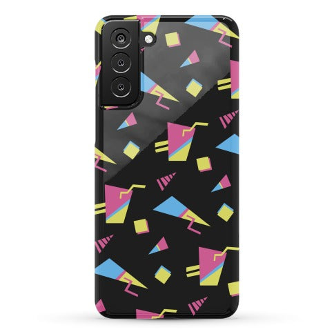 Black 80s/90s Pattern Phone Case