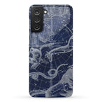 Blue and White Constellations Phone Case