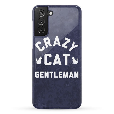 Crazy Cat Gentleman Phone Case