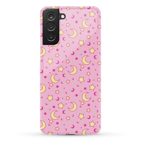 Dreamy Pastel Moon And Stars Phone Case