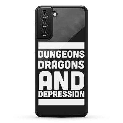 Dungeons, Dragons and Depression  Phone Case