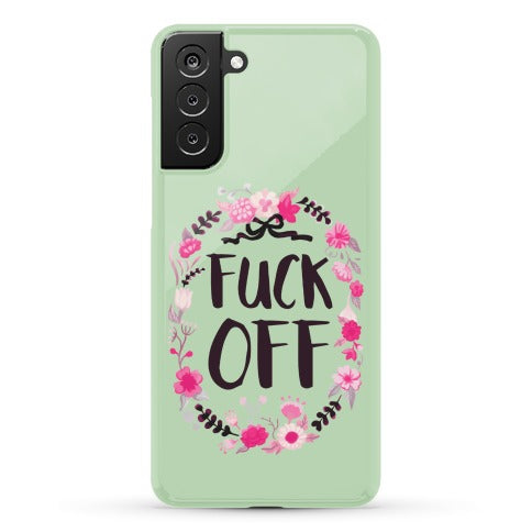 Floral Fuck Off Phone Case