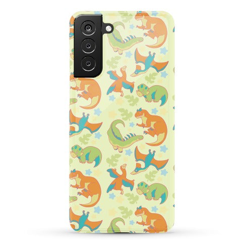 Funky Dinosaur Friends Pattern Phone Case
