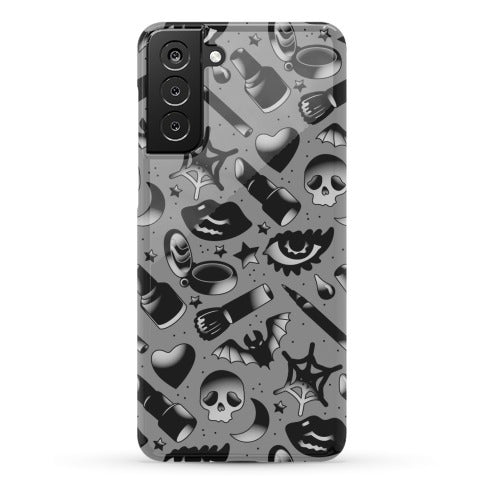 Goth Makeup Pattern Phone Case