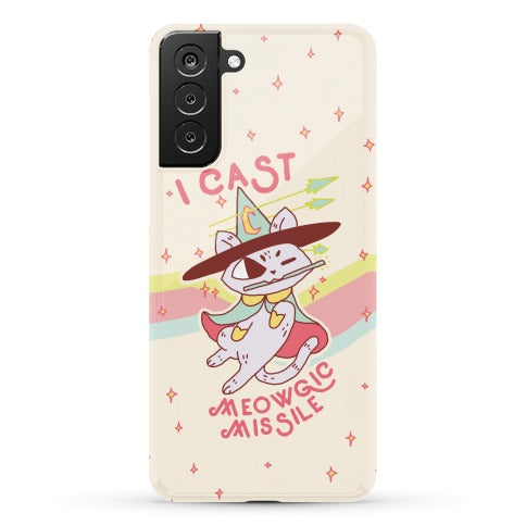 I Cast Meowgic Missile  Phone Case