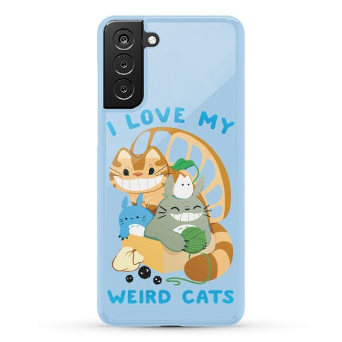 I love my weird cats Phone Case