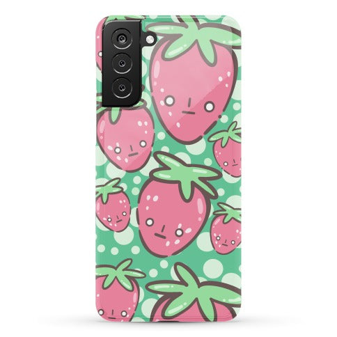 Indifferent Strawberries Phone Case