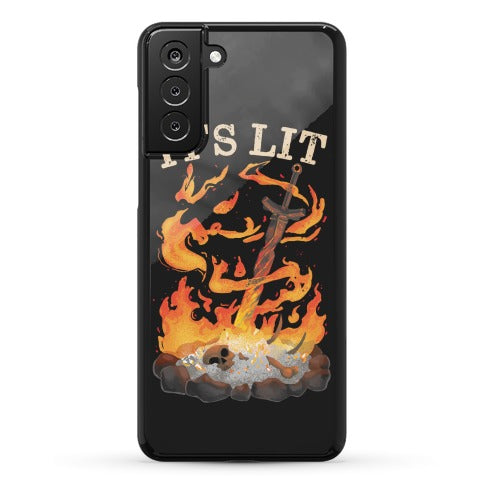 It's Lit Bonfire Phone Case