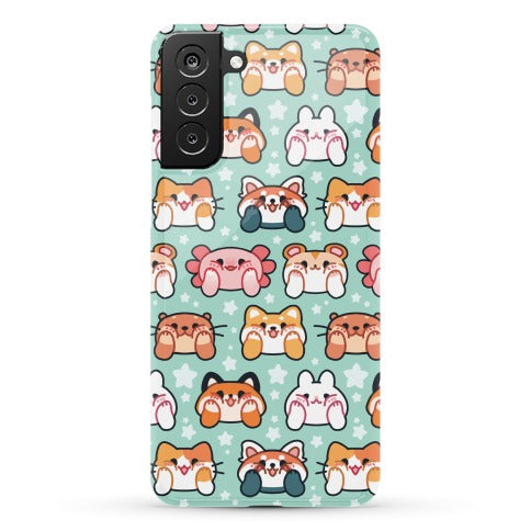 Kawaii Squishy Face Animals Phone Case
