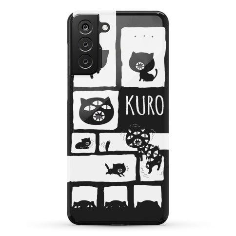 Kuro Cat Pattern Phone Case