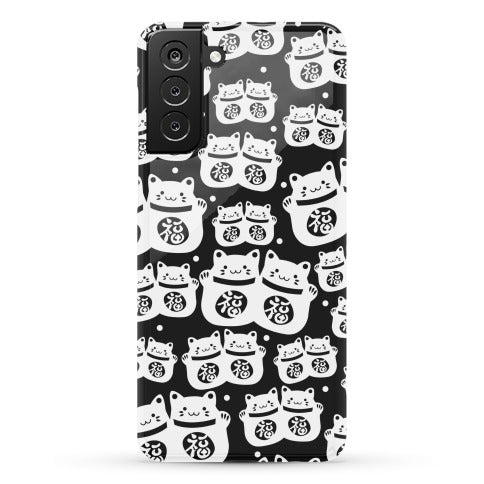 Lucky Cat Pattern Phone Case